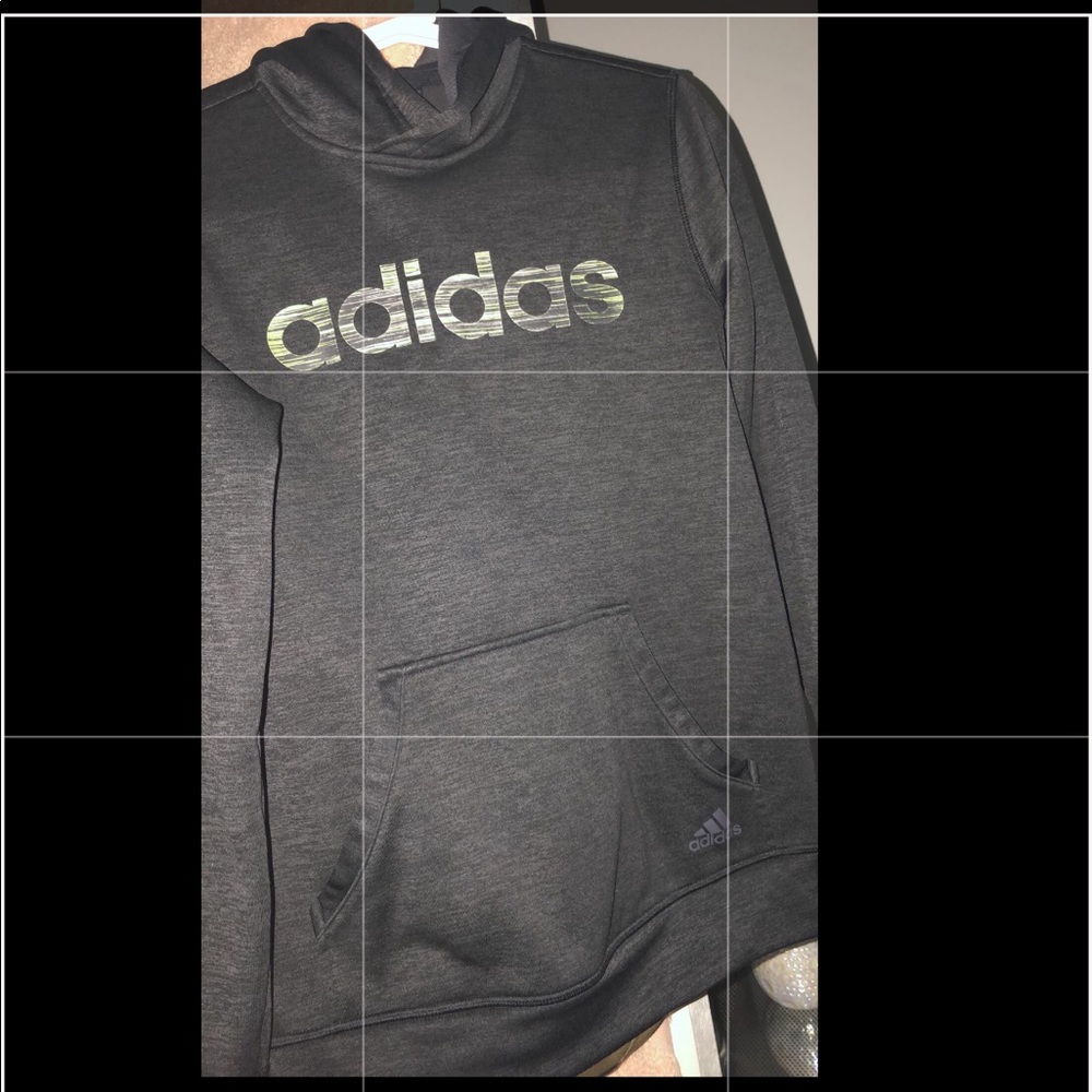 Adidas women grey hoodie